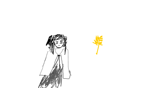 半转身看向你，明末？